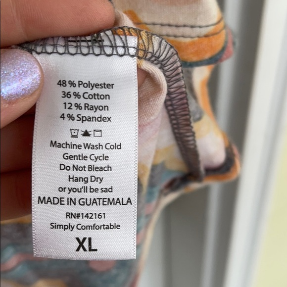 Women’s LulaRoe Hi Low Tunic Sz XL - Picture 3 of 3